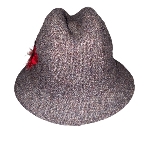 Vintage Hat Mens Medium Wool Tweed Walking Bucket Union Made in USA Retro - Picture 5 of 13